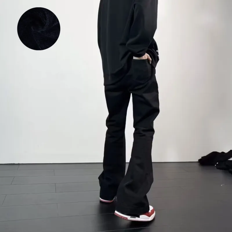 RAMPAGE Jeans Unisex Black Fleece Lined-3
