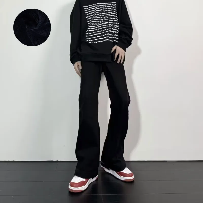 RAMPAGE Jeans Unisex Black Fleece Lined-4