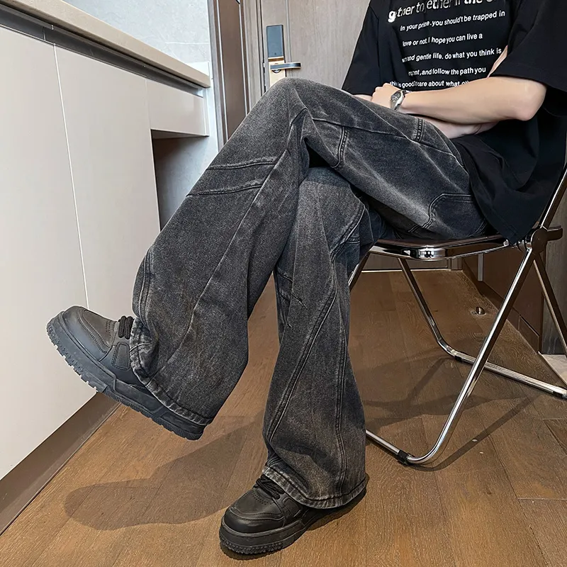 RAMPAGE Jeans Unisex Black Gray Color-6