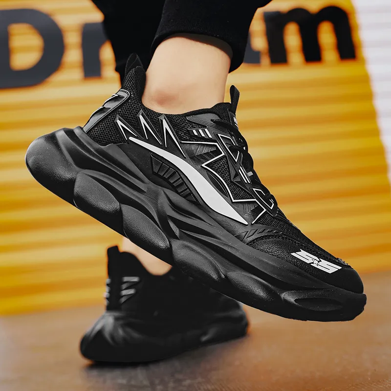 TOMAY Anti-Slip Wear-Resistant Breathable Rebound Low-Top Running Shoes Men's-11