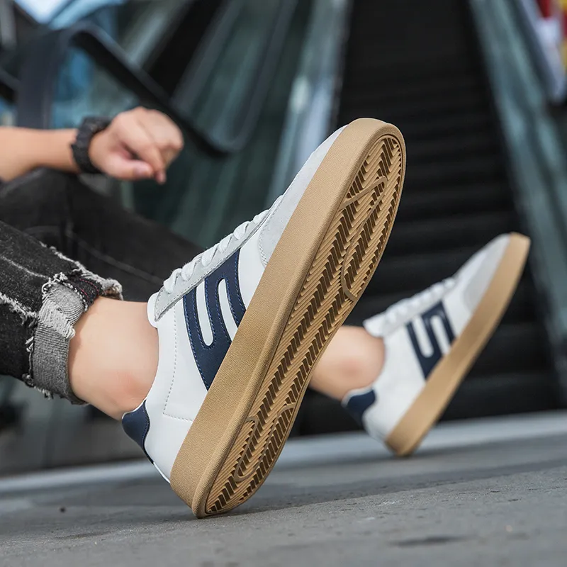 TOMAY Non-slip Lightweight Low-Top Skateboard Shoes Men's-2