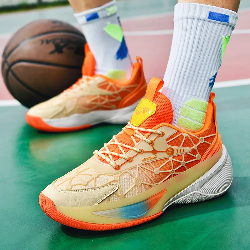TOMAY Anti-Slip And Wear-Resistant Height Increasing Low-Top Basketball Shoes Men's-6