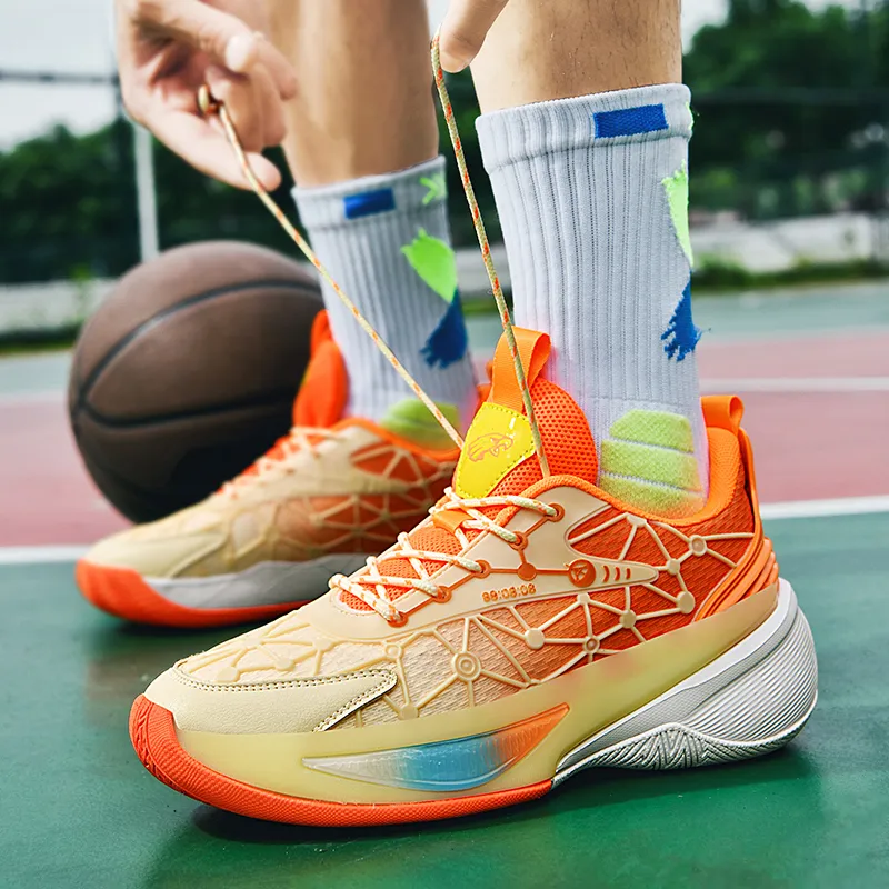 TOMAY Anti-Slip And Wear-Resistant Height Increasing Low-Top Basketball Shoes Men's-10