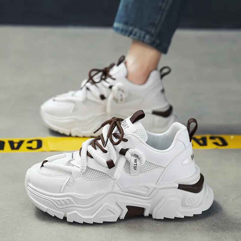 TOMAY Anti-Slip And Wear-Resistant Height Increasing Low-Top Casual Shoes Men's-6