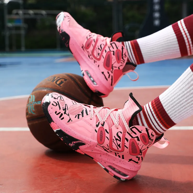 TOMAY Anti Slip And Wear Resistant Height Increasing Mid Top Basketball Shoes Men's-9