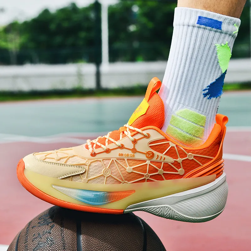 TOMAY Anti-Slip And Wear-Resistant Height Increasing Low-Top Basketball Shoes Men's-7