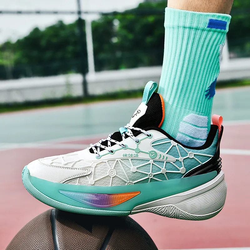 TOMAY Anti-Slip And Wear-Resistant Height Increasing Low-Top Basketball Shoes Men's-2