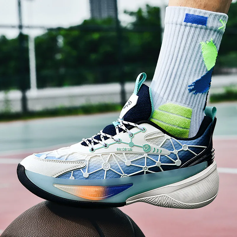 TOMAY Anti-Slip And Wear-Resistant Height Increasing Low-Top Basketball Shoes Men's-14