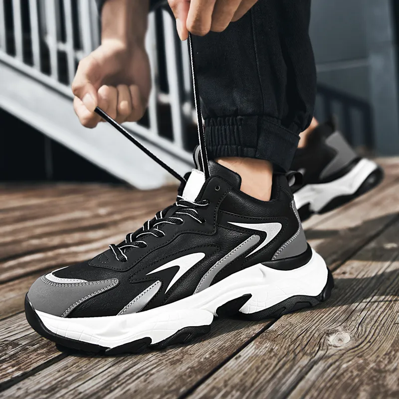 TOMAY Anti-Slip And Wear-Resistant Warm Low-Top Running Shoes Men's-22