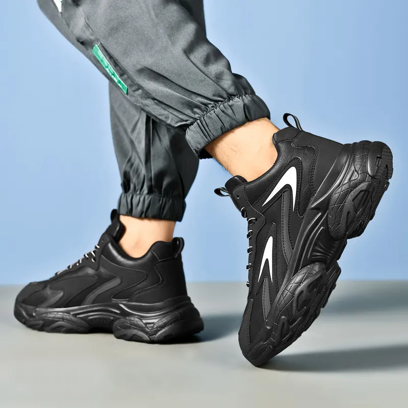 TOMAY Anti-Slip And Wear-Resistant Warm Low-Top Running Shoes Men's-13