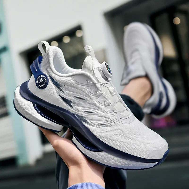 TOMAY Anti-Slip And Wear-Resistant Height Increasing Low-Top Running Shoes Men's-1