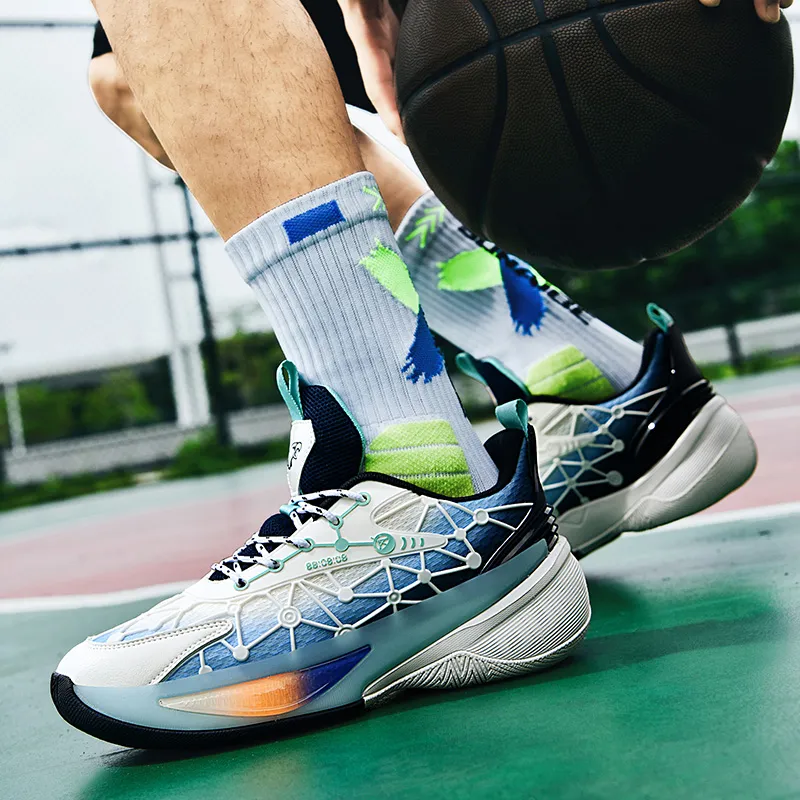 TOMAY Anti-Slip And Wear-Resistant Height Increasing Low-Top Basketball Shoes Men's-13