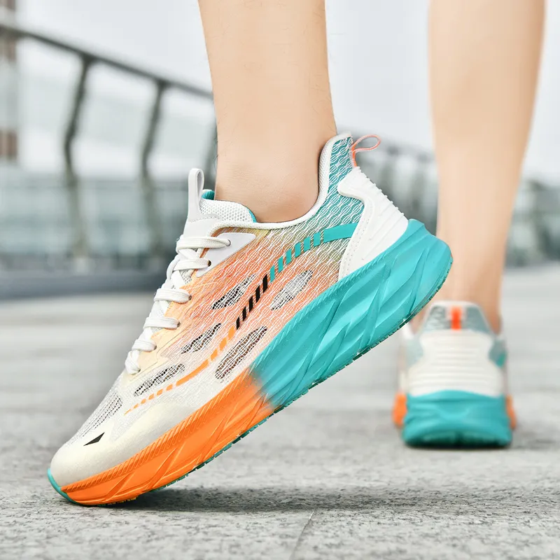 TOMAY Anti-Slip Wear-Resistant Low-Top Running Shoes Men's-5