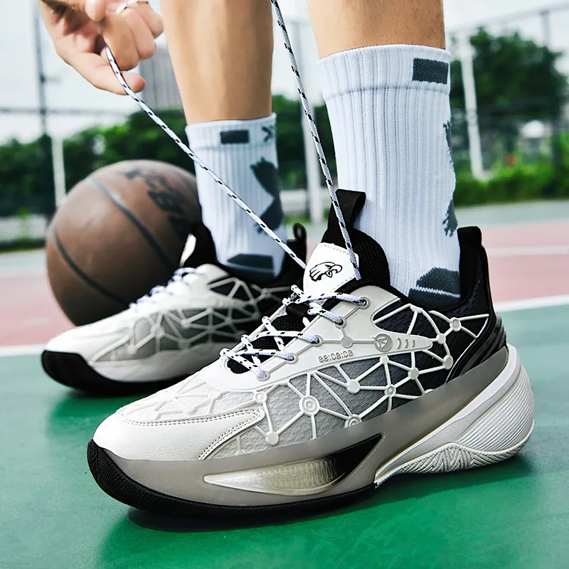 TOMAY Anti-Slip And Wear-Resistant Height Increasing Low-Top Basketball Shoes Men's-20