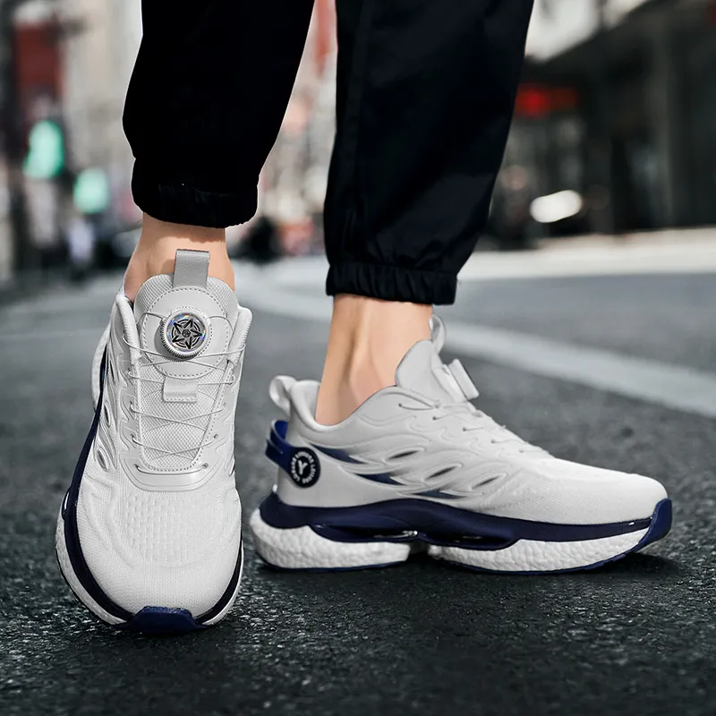 TOMAY Anti-Slip And Wear-Resistant Height Increasing Low-Top Running Shoes Men's-5