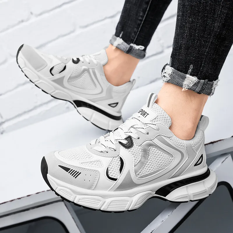 TOMAY Anti Slip And Wear Resistant Breathable Low Top Chunky Sneakers Men's-8