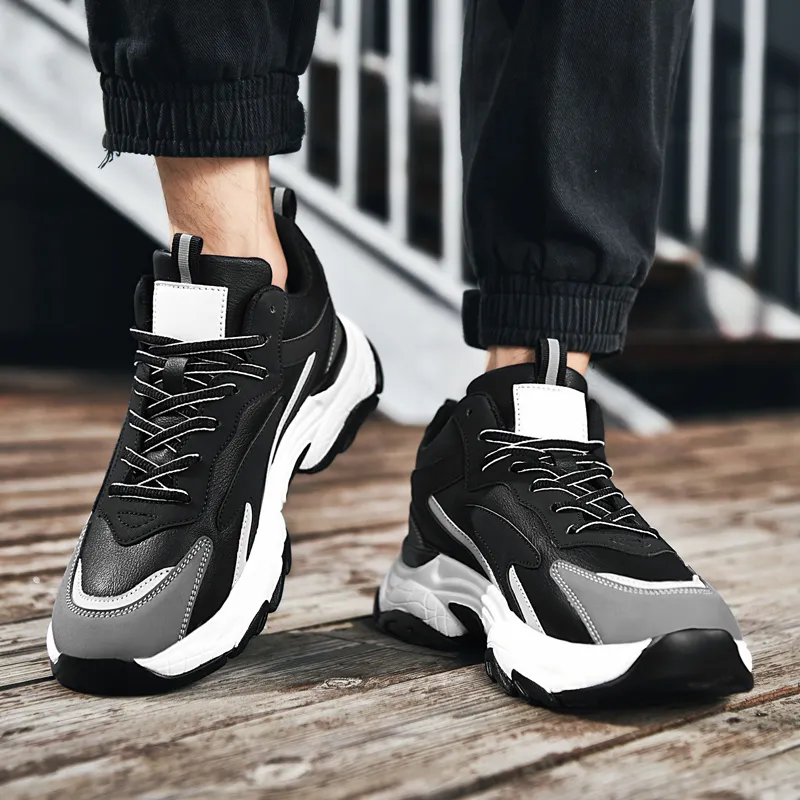 TOMAY Anti-Slip And Wear-Resistant Warm Low-Top Running Shoes Men's-9