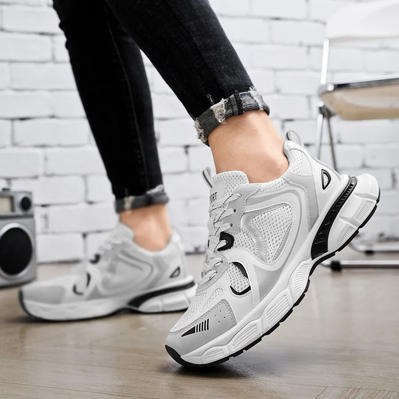 TOMAY Anti Slip And Wear Resistant Breathable Low Top Chunky Sneakers Men's-9