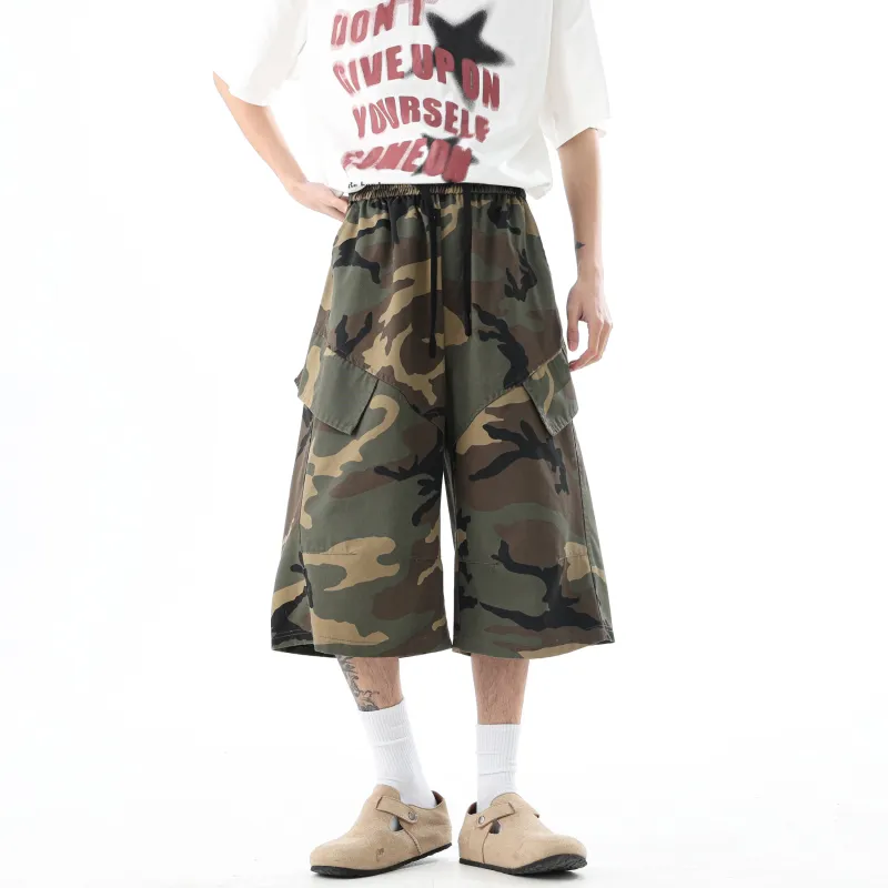 SXSY Cargo Shorts Unisex Camouflage-2