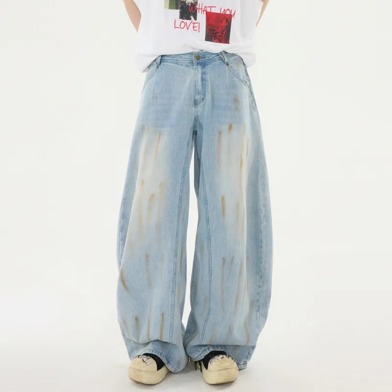 SXSY Jeans Unisex Dirty Blue-5