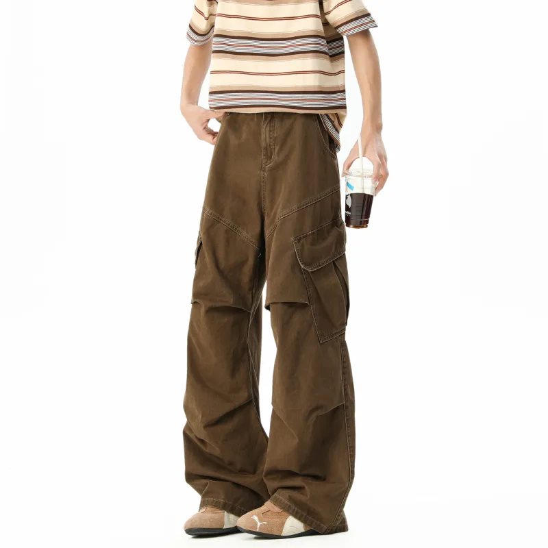 PAINT STAIN Cargo Pants Unisex-12