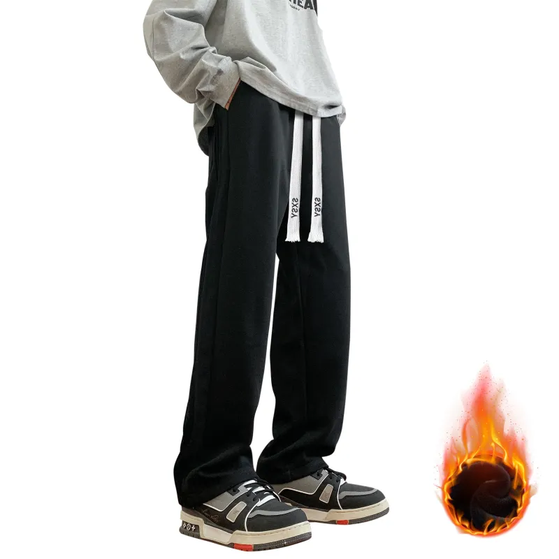 SXSY Knitted Sports Pants Unisex Gray-18