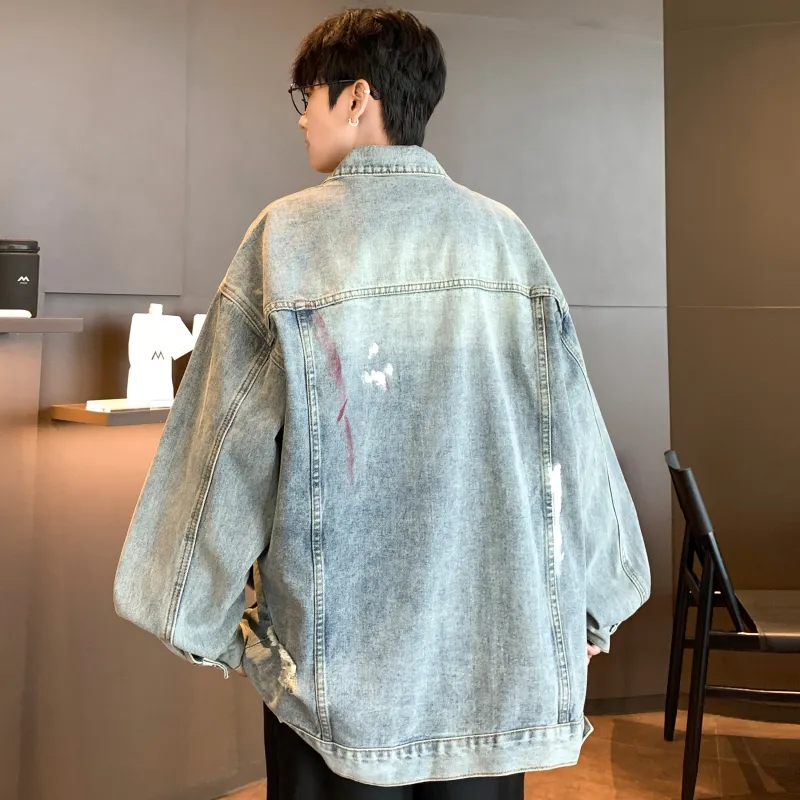 SXSY Denim Jackets Unisex Blue-3