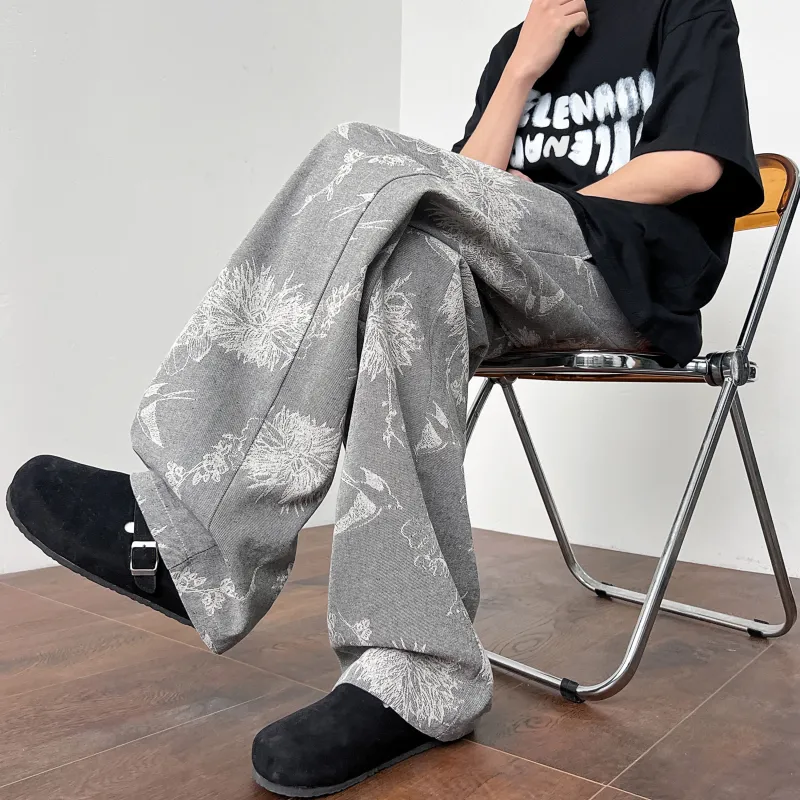 SXSY Knitted Sweatpants Unisex Gray-4