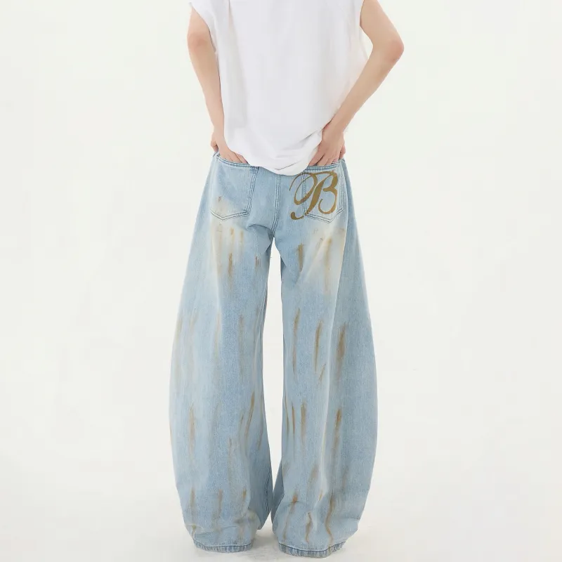 SXSY Jeans Unisex Dirty Blue-2