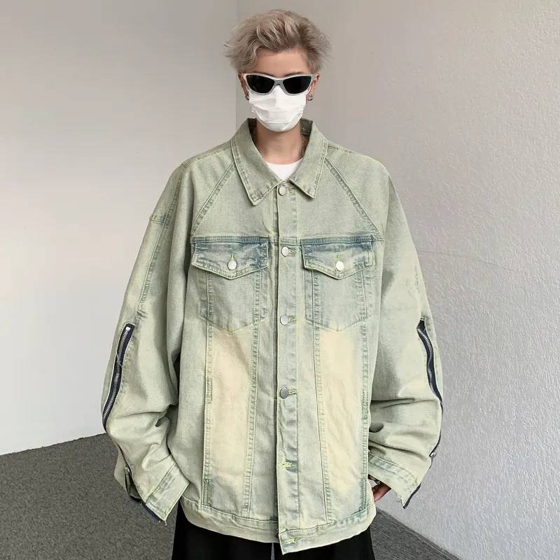 SXSY Denim Jackets Unisex Blue-2