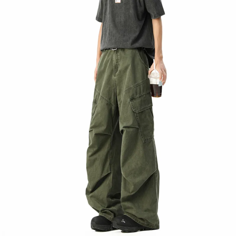 PAINT STAIN Cargo Pants Unisex-19