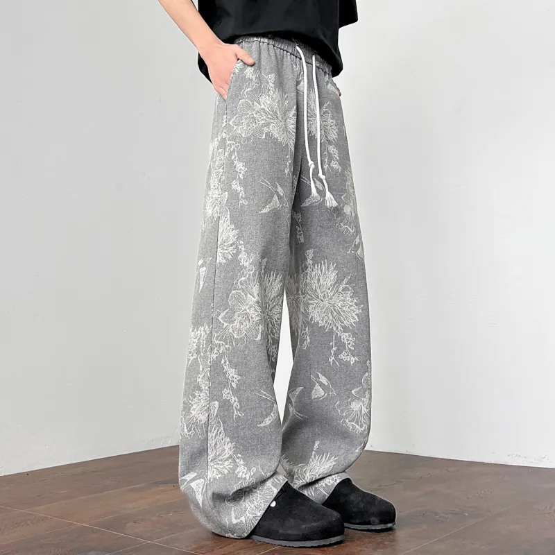 SXSY Knitted Sweatpants Unisex Gray-2