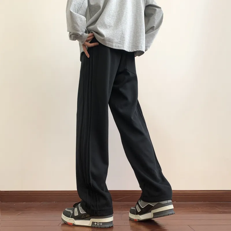 SXSY Knitted Sports Pants Unisex Gray-2