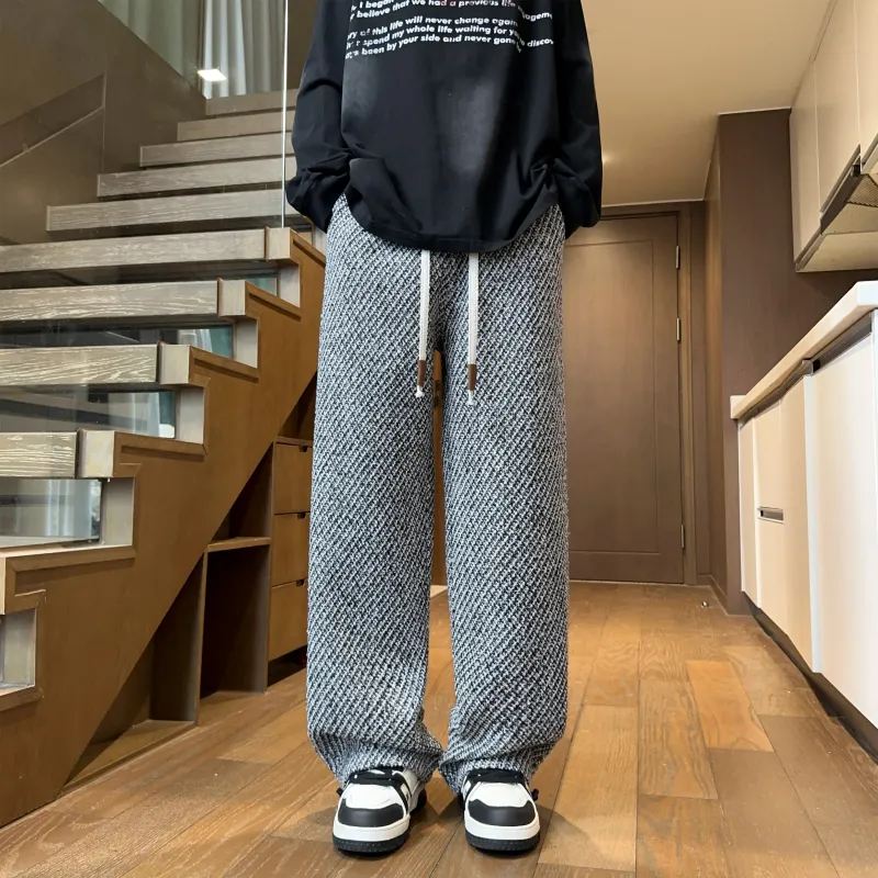 SXSY Casual Pants Unisex Black-3