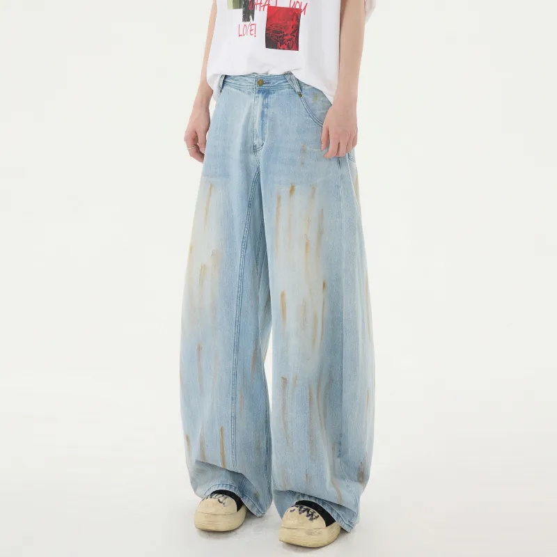 SXSY Jeans Unisex Dirty Blue-3