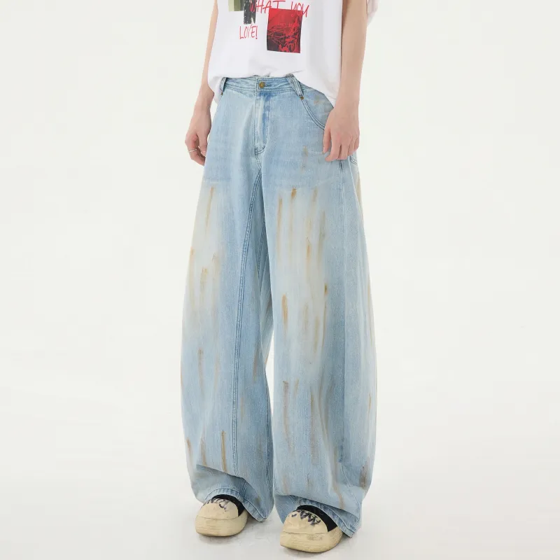 SXSY Jeans Unisex Dirty Blue-4