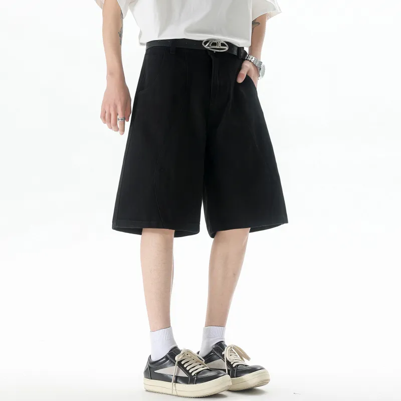 TESTUNG Essential For Summer. Workwear Style Shorts Unisex-17