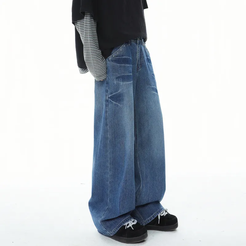 TESTUNG Jeans Unisex Bamboo Blue Single Item-2