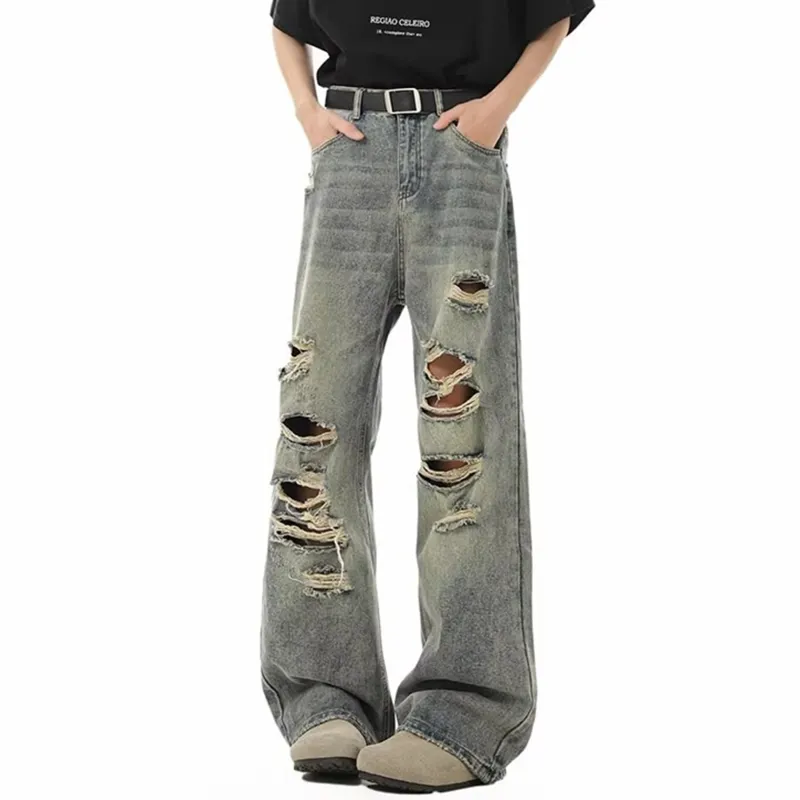TESTUNG Classic Jeans Unisex Blue Tone-3