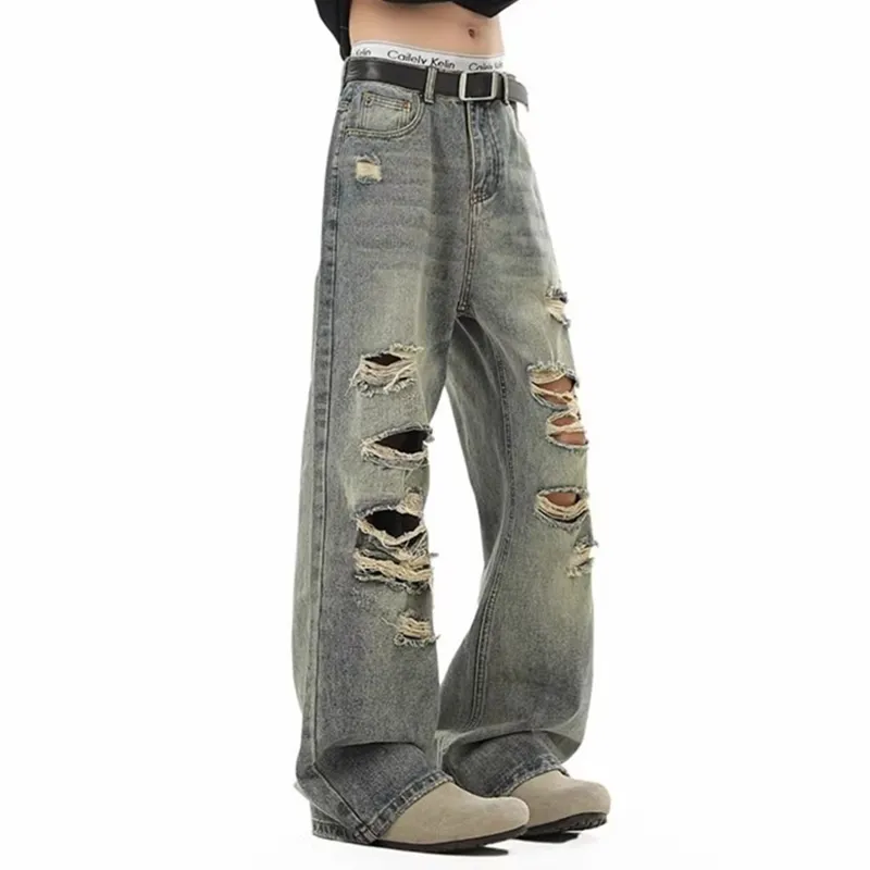 TESTUNG Classic Jeans Unisex Blue Tone-4