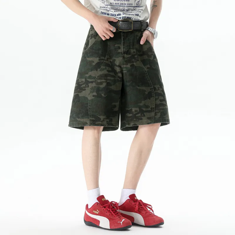 TESTUNG Essential For Summer. Workwear Style Shorts Unisex-24
