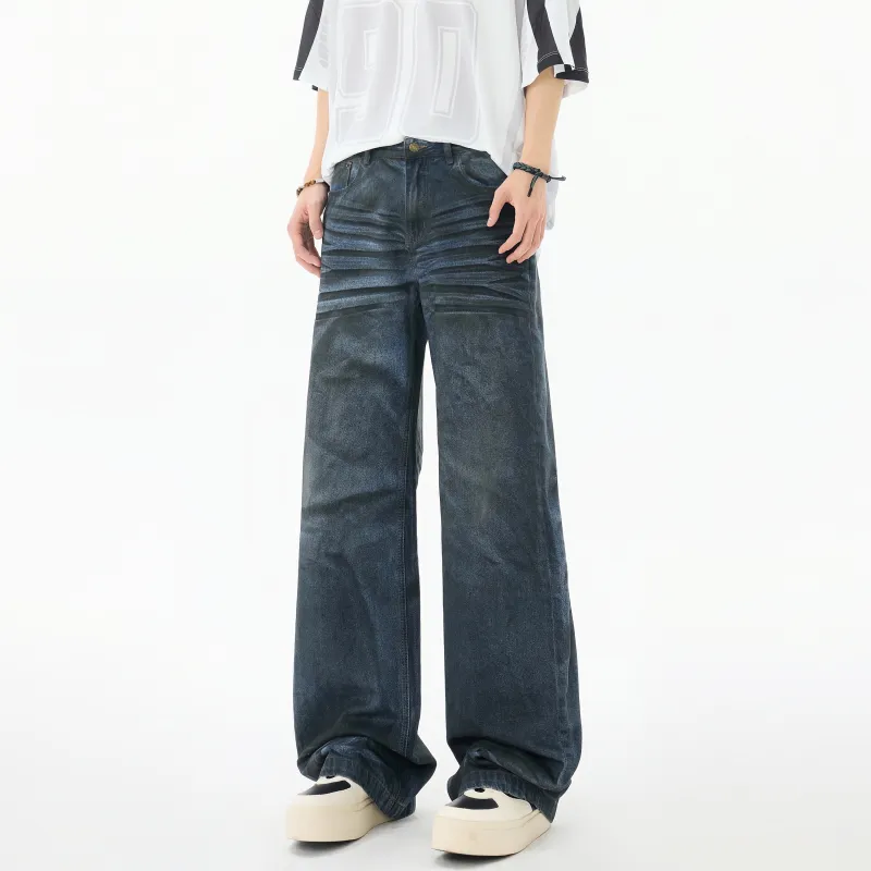 SXSY Jeans Unisex Dirty Blue-3