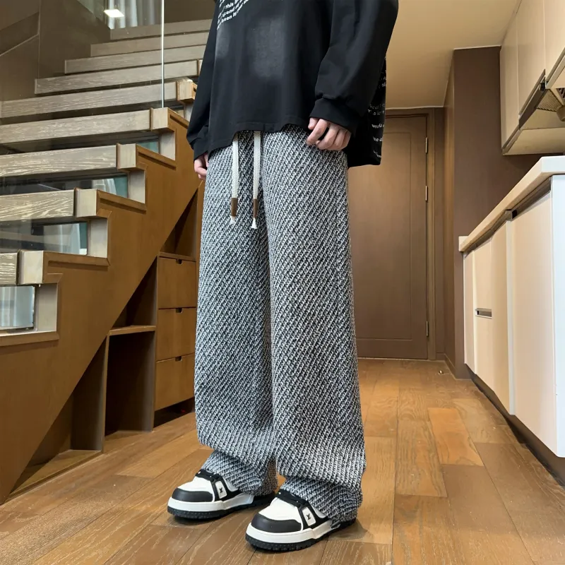 SXSY Casual Pants Unisex Black-4