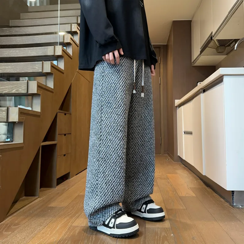 SXSY Casual Pants Unisex Black-6