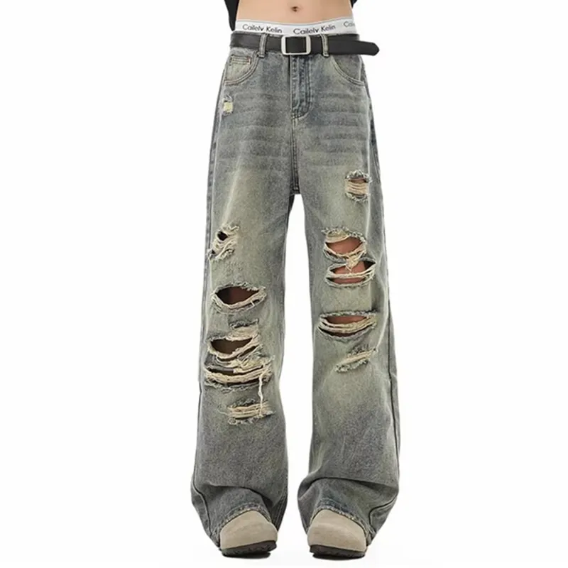 TESTUNG Classic Jeans Unisex Blue Tone-5