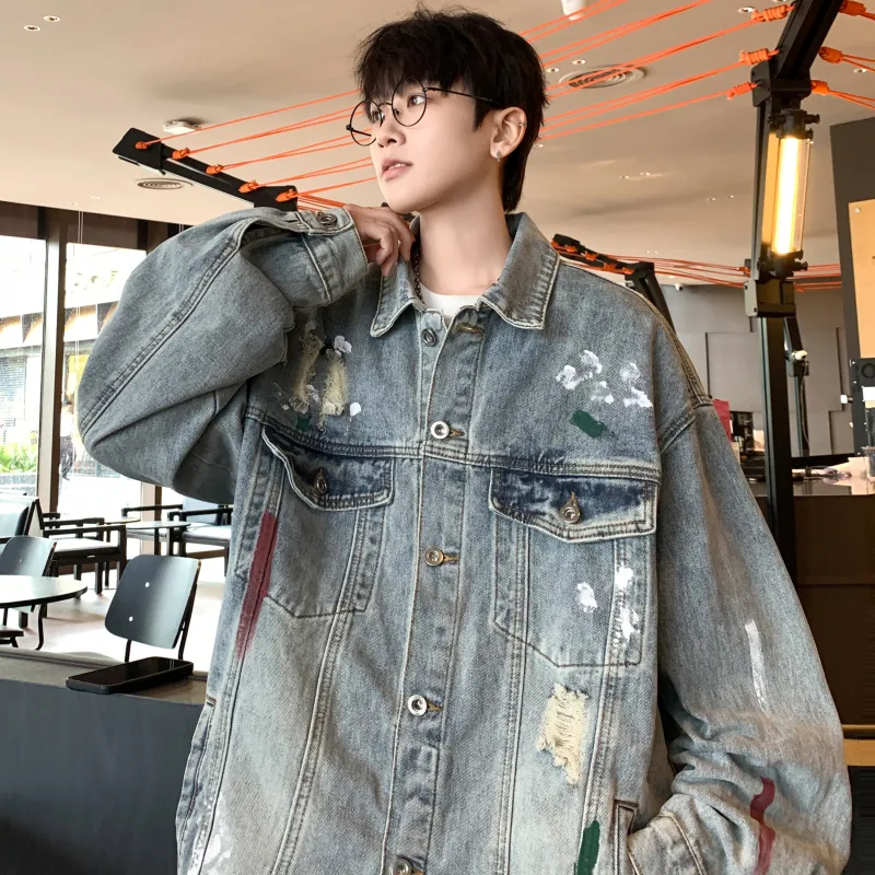 SXSY Denim Jackets Unisex Blue-2
