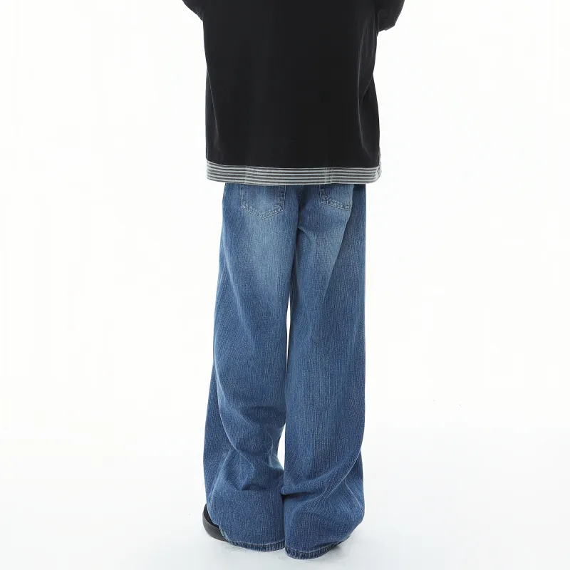 TESTUNG Jeans Unisex Bamboo Blue Single Item-3