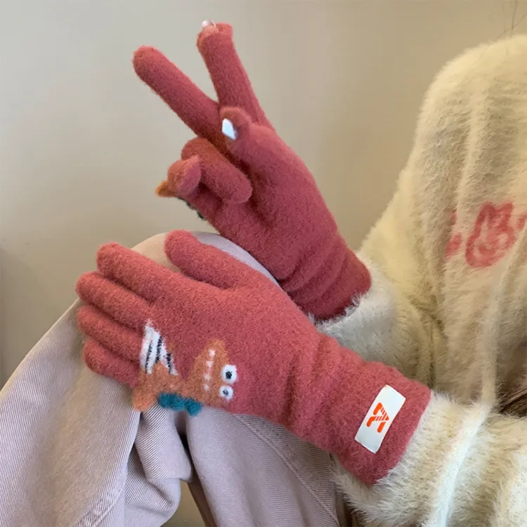 ACUC Polyester Five Finger Gloves Unisex-8