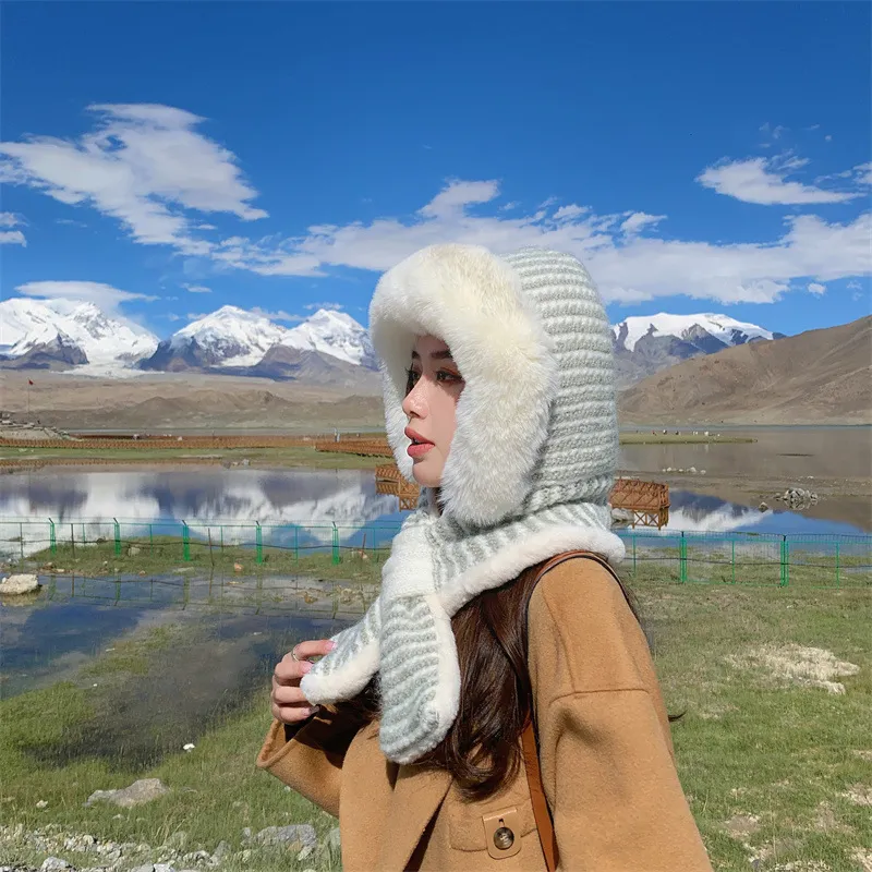 ACUC Combed Cotton Hoods & Plush Hats Women's-4