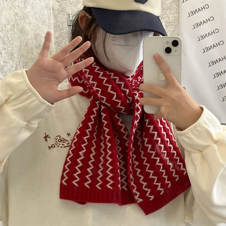 J W Knit Scarves Unisex-1